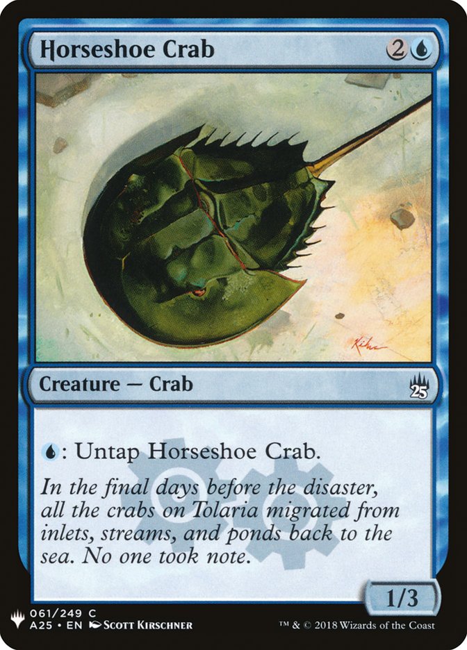 Horseshoe Crab [Mystery Booster] Magic: The Gathering