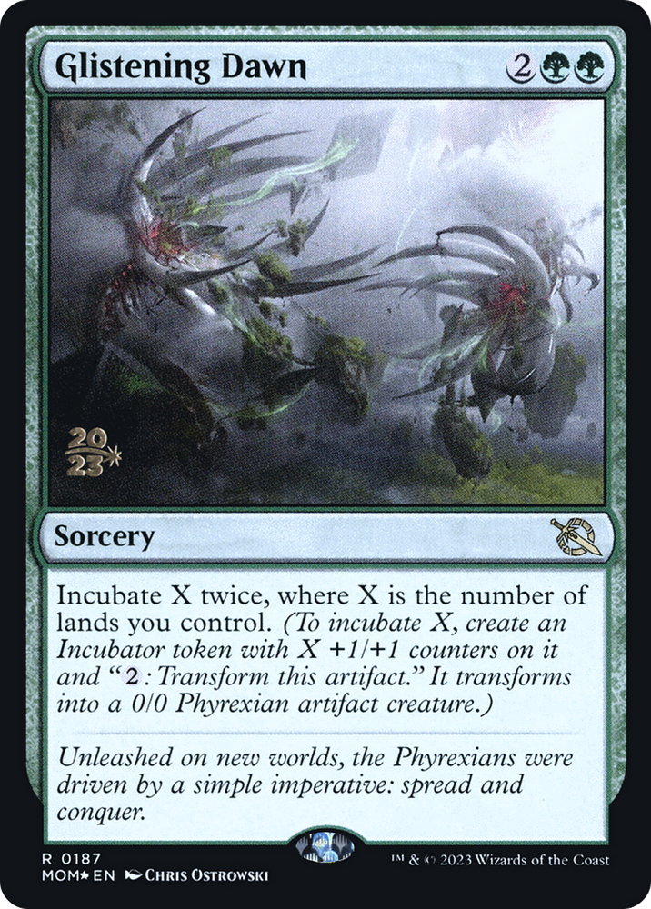 Glistening Dawn [March of the Machine Prerelease Promos] Magic: The Gathering