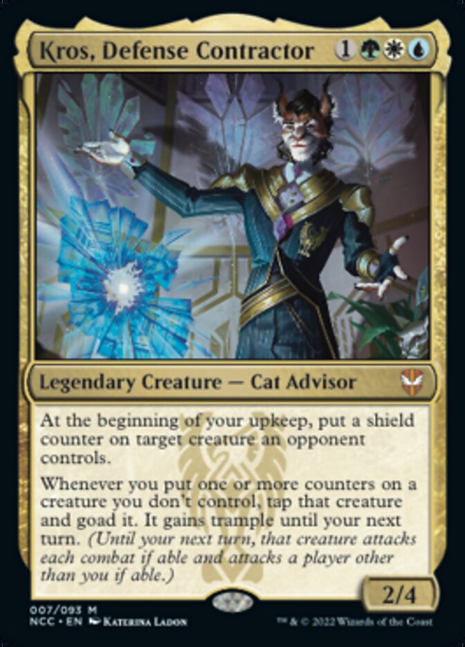 Kros, Defense Contractor [Streets of New Capenna Commander] Magic: The Gathering