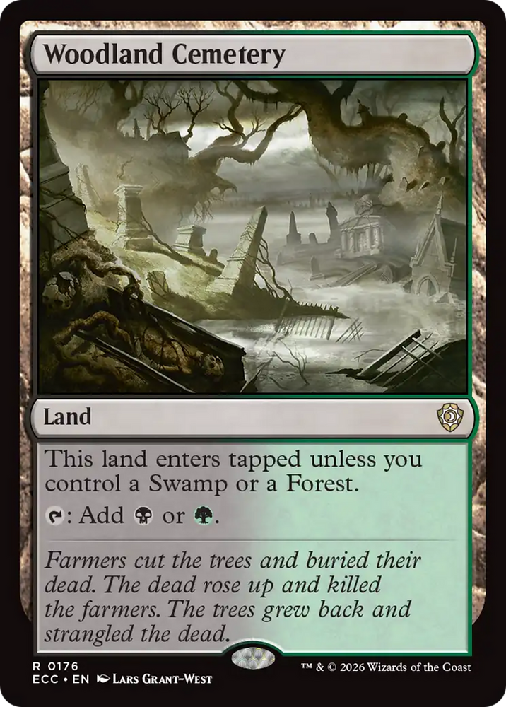 Woodland Cemetery [Lorwyn Eclipsed Commander] Magic: The Gathering
