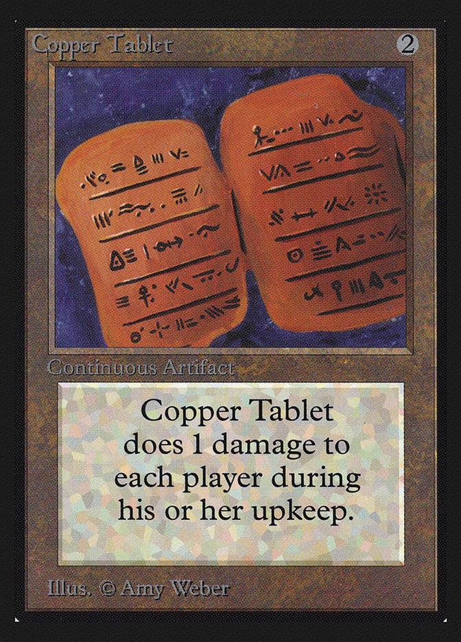 Copper Tablet [International Collectors' Edition] Magic: The Gathering