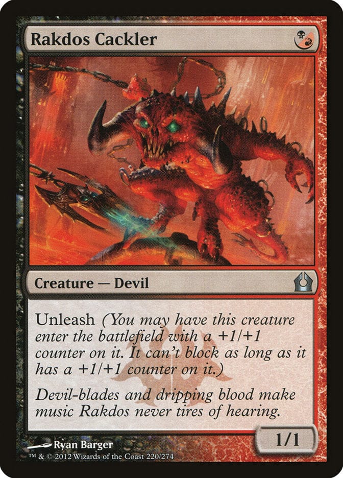 Rakdos Cackler [Return to Ravnica] Magic: The Gathering