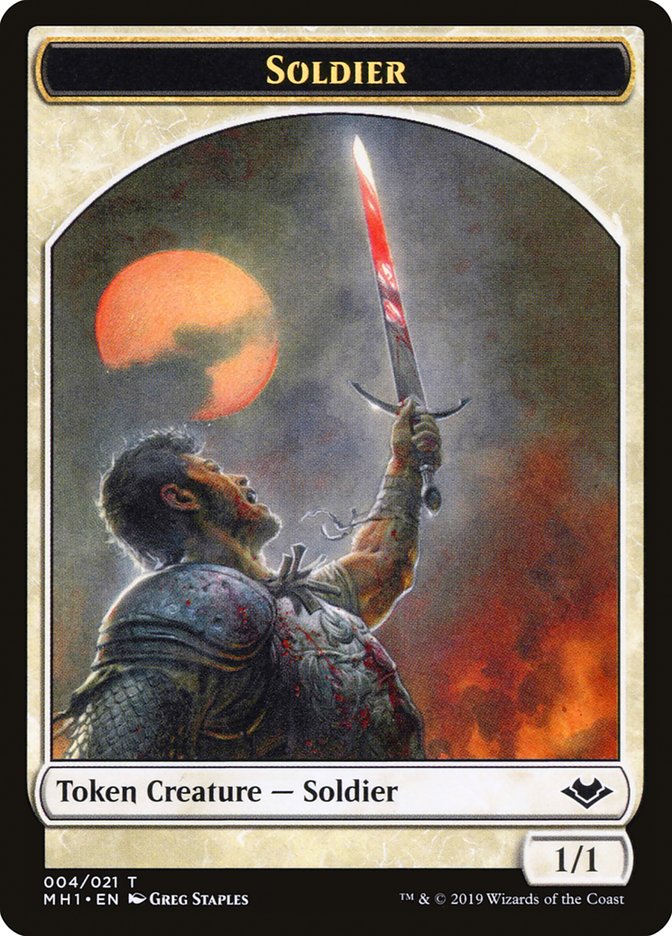 Soldier Token [Modern Horizons Tokens] Magic: The Gathering