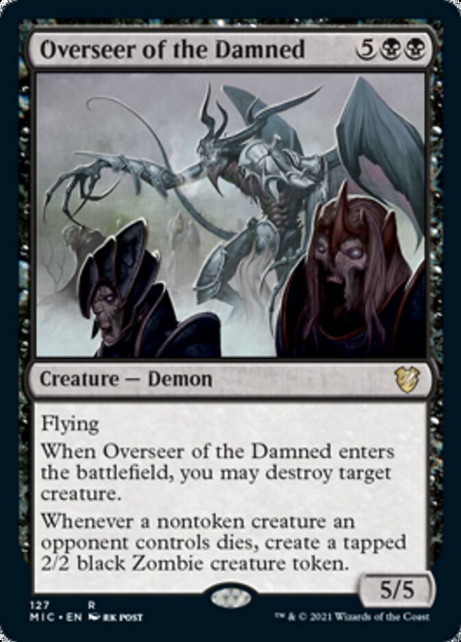 Overseer of the Damned [Innistrad: Midnight Hunt Commander] Magic: The Gathering