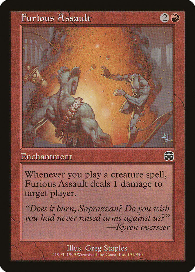 Furious Assault [Mercadian Masques] Magic: The Gathering