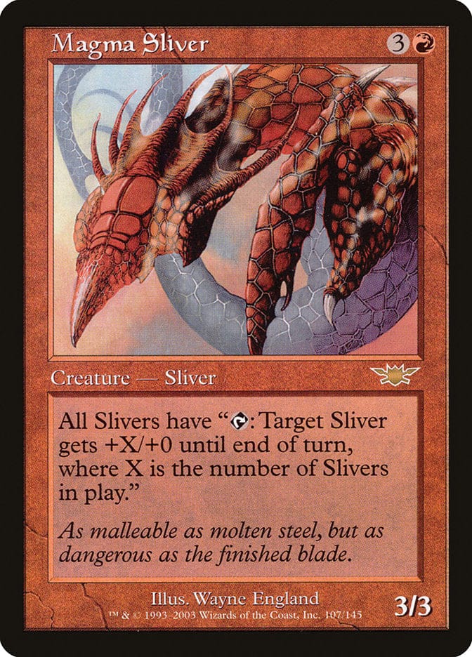 Magma Sliver [Legions] Magic: The Gathering