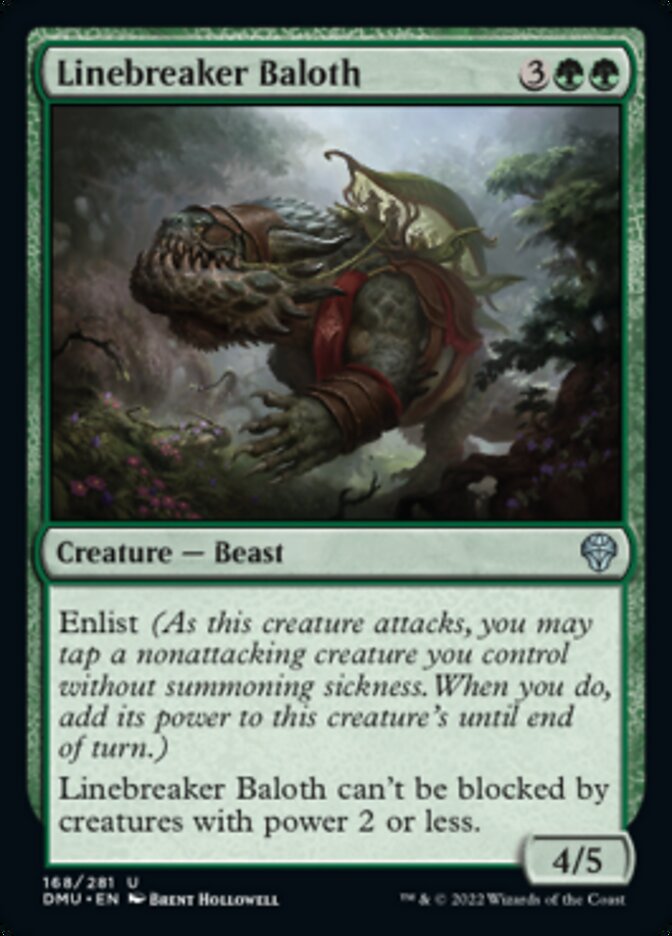 Linebreaker Baloth [Dominaria United] Magic: The Gathering