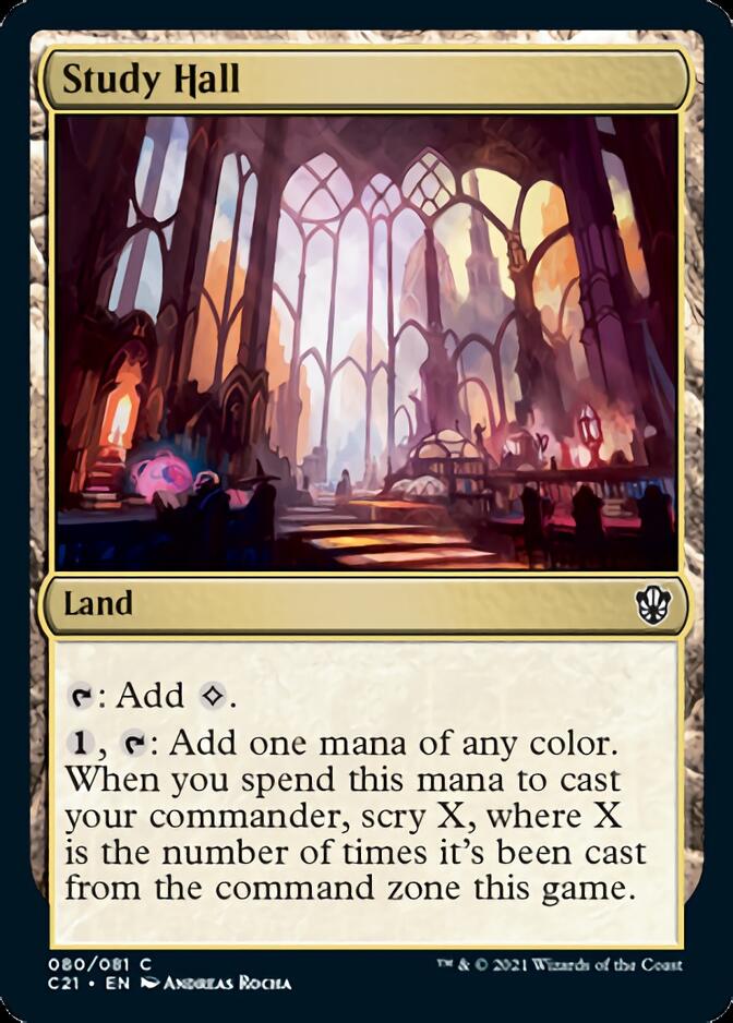 Study Hall [Commander 2021] Magic: The Gathering