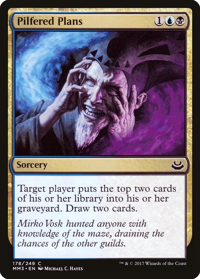 Pilfered Plans [Modern Masters 2017] Magic: The Gathering