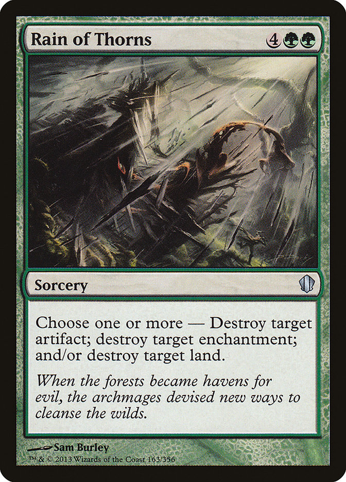 Rain of Thorns [Commander 2013] Magic: The Gathering