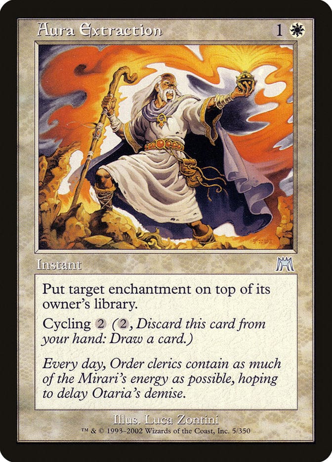 Aura Extraction [Onslaught] Magic: The Gathering