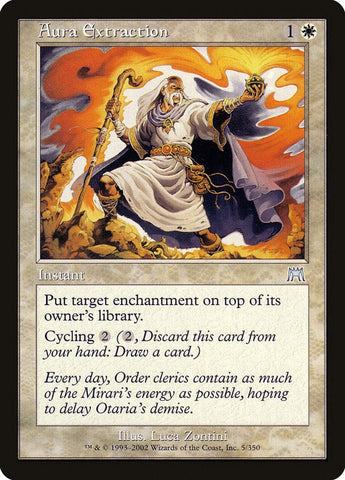 Aura Extraction [Onslaught] Magic: The Gathering