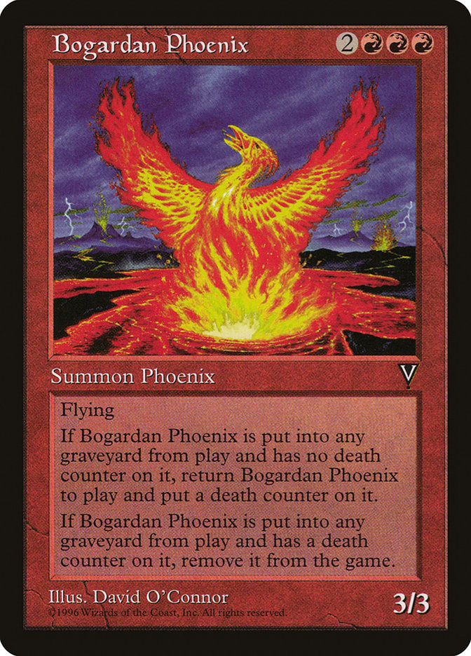 Bogardan Phoenix [Visions] Magic: The Gathering
