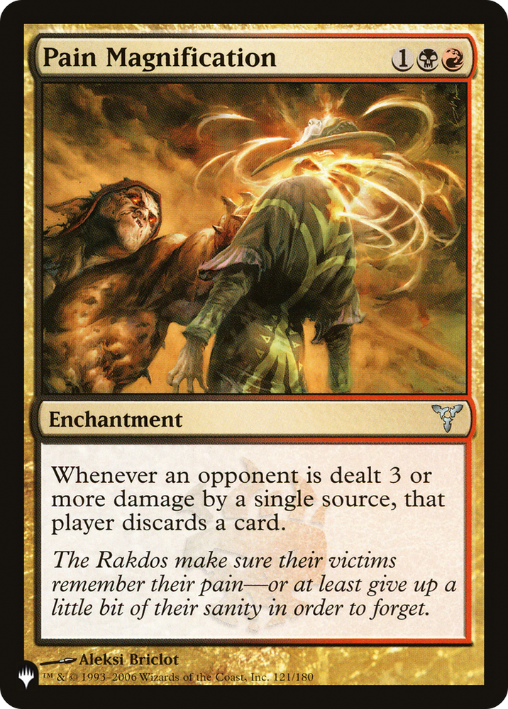 Pain Magnification [The List] Magic: The Gathering