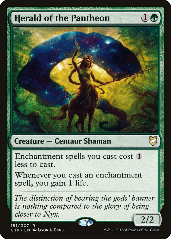 Herald of the Pantheon [Commander 2018] Magic: The Gathering