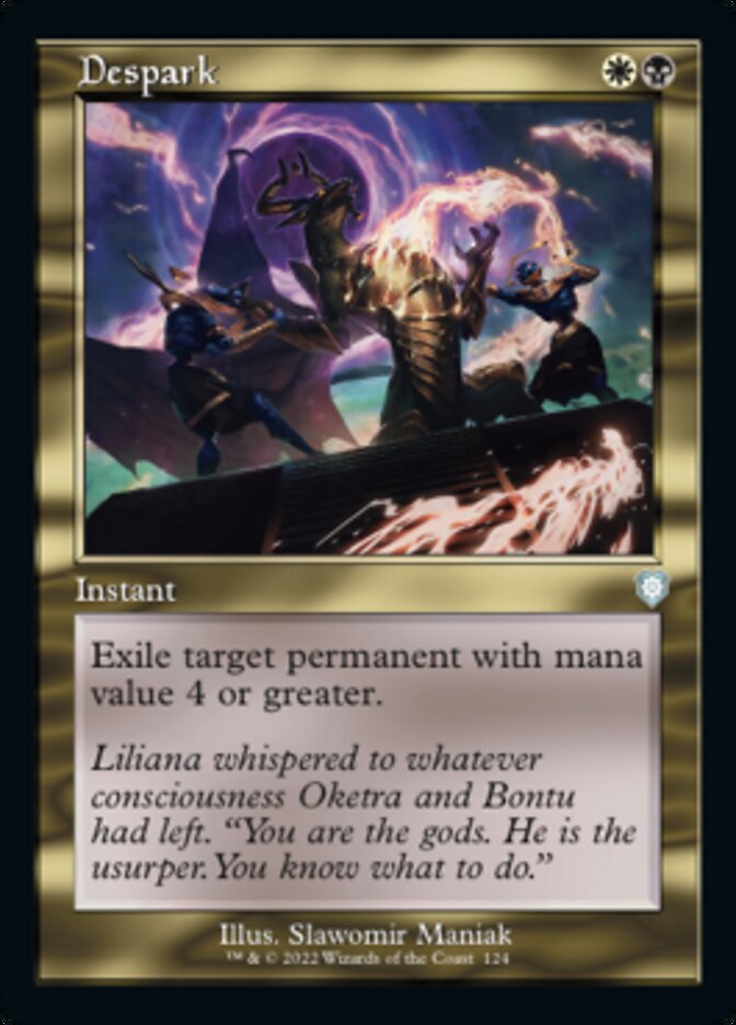 Despark (Retro) [The Brothers' War Commander] Magic: The Gathering