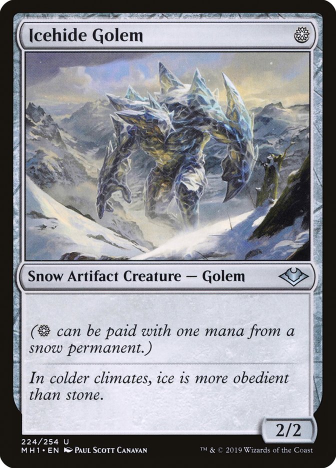 Icehide Golem [Modern Horizons] Magic: The Gathering