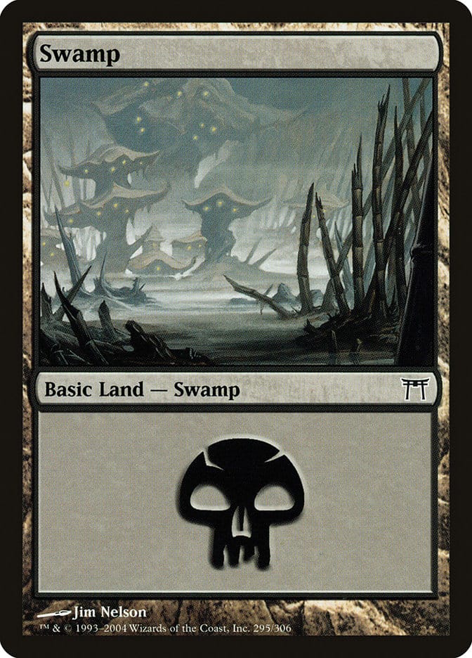 Swamp (295) [Champions of Kamigawa] Magic: The Gathering