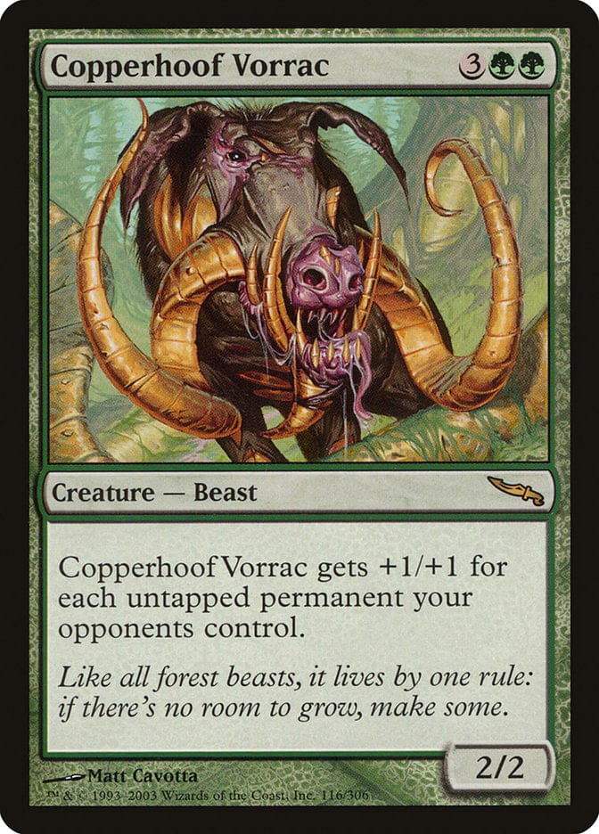 Copperhoof Vorrac [Mirrodin] Magic: The Gathering