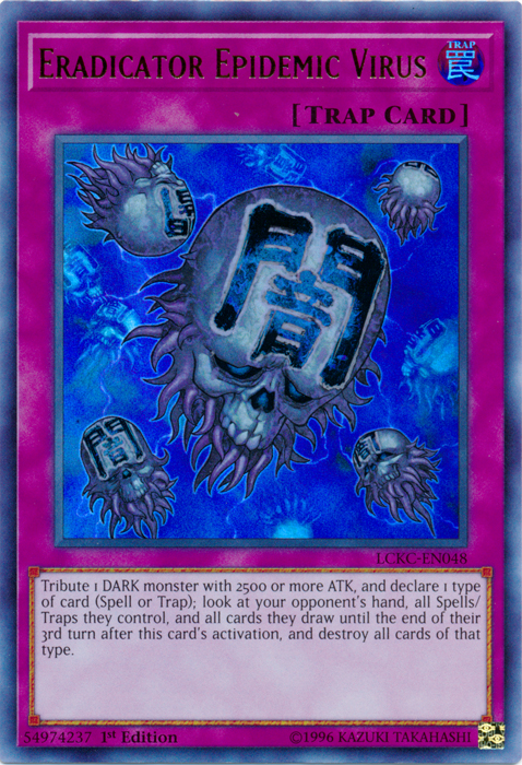 Eradicator Epidemic Virus [LCKC-EN048] Ultra Rare Yu-Gi-Oh!