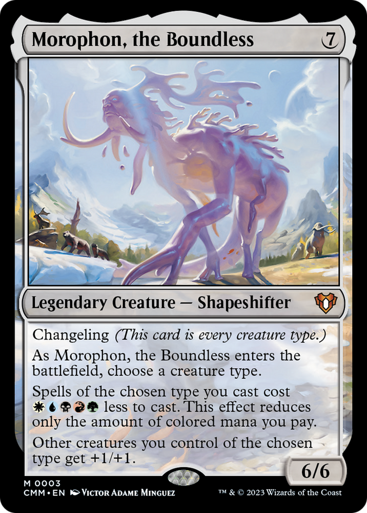 Morophon, the Boundless [Commander Masters] Magic: The Gathering