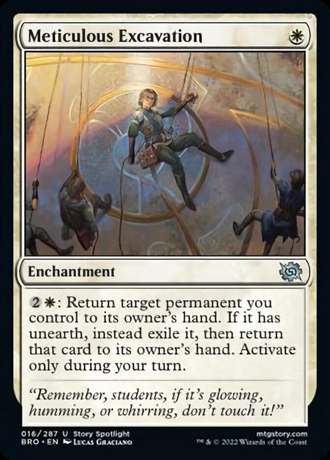 Meticulous Excavation [The Brothers' War] Magic: The Gathering
