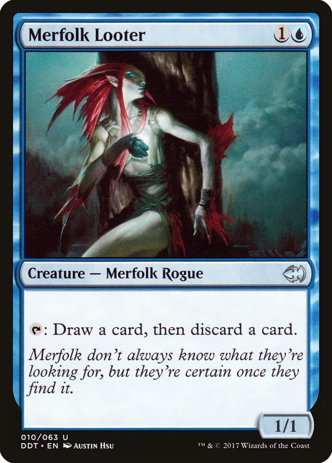 Merfolk Looter [Duel Decks: Merfolk vs. Goblins] Magic: The Gathering