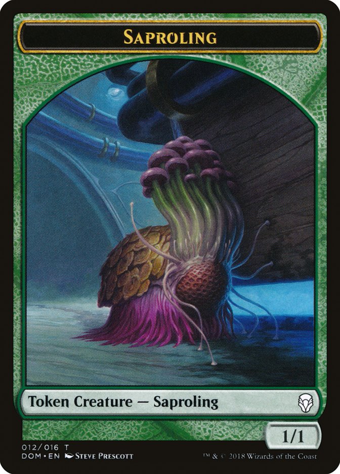 Saproling Token (012/016) [Dominaria Tokens] Magic: The Gathering