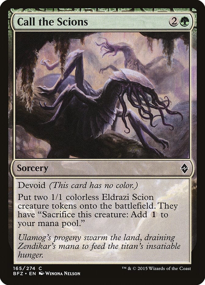 Call the Scions [Battle for Zendikar] Magic: The Gathering
