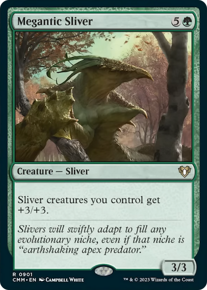 Megantic Sliver [Commander Masters] Magic: The Gathering