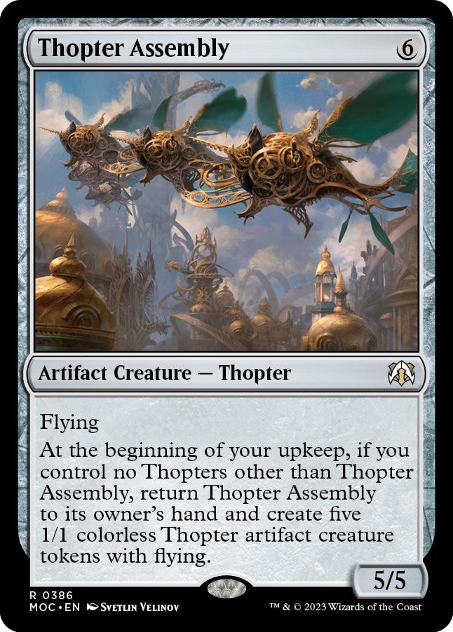 Thopter Assembly [March of the Machine Commander] Magic: The Gathering