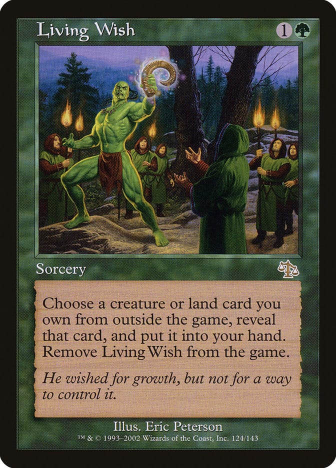 Living Wish [Judgment] Magic: The Gathering