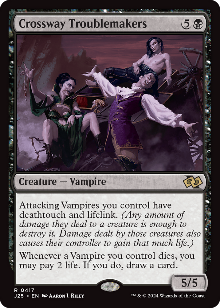 Crossway Troublemakers [Foundations Jumpstart] Magic: The Gathering