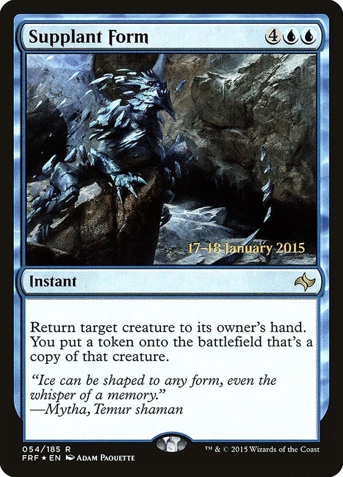 Supplant Form [Fate Reforged Prerelease Promos] Magic: The Gathering