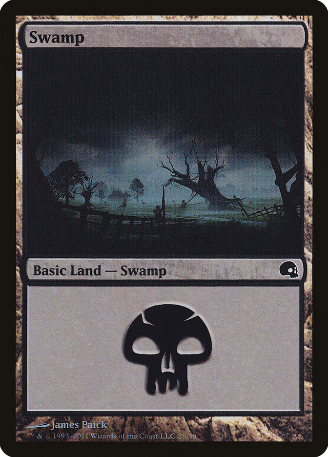 Swamp (28) [Premium Deck Series: Graveborn] Magic: The Gathering