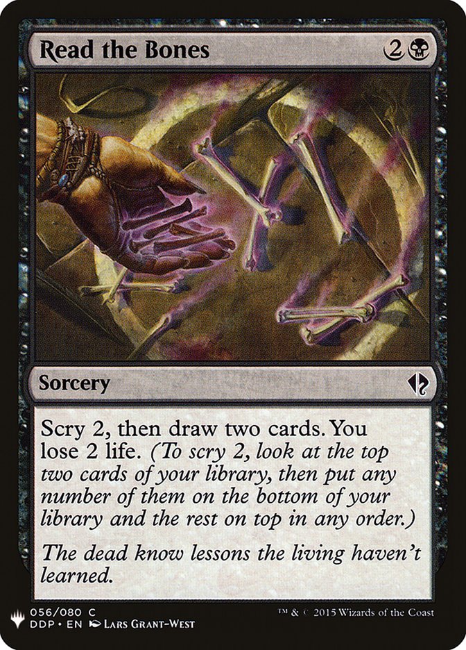 Read the Bones [Mystery Booster] Magic: The Gathering