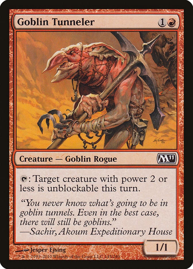 Goblin Tunneler [Magic 2011] Magic: The Gathering