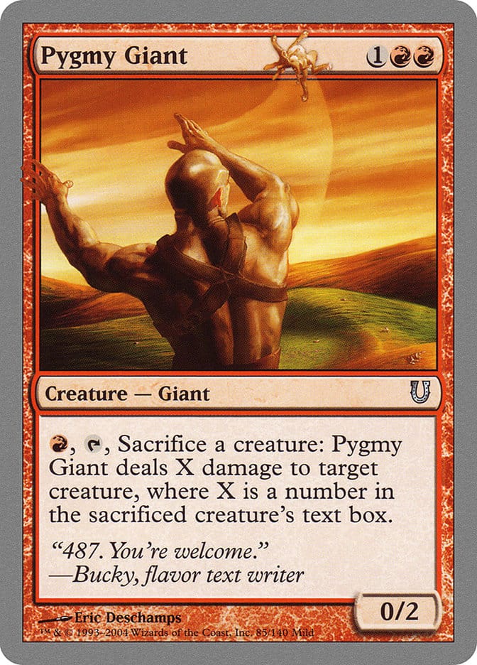 Pygmy Giant [Unhinged] Magic: The Gathering