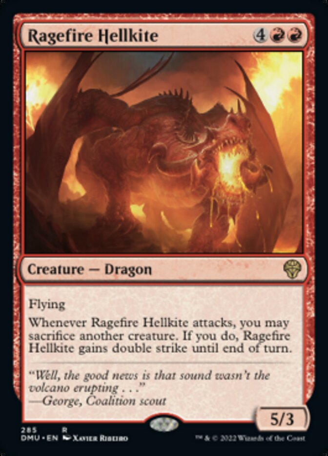 Ragefire Hellkite [Dominaria United] Magic: The Gathering