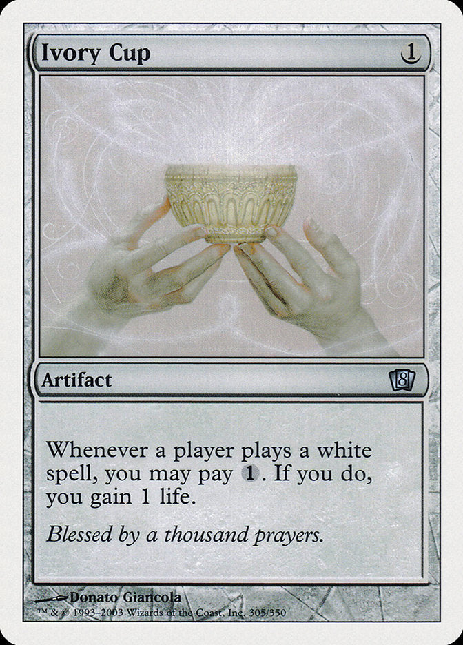 Ivory Cup [Eighth Edition] Magic: The Gathering