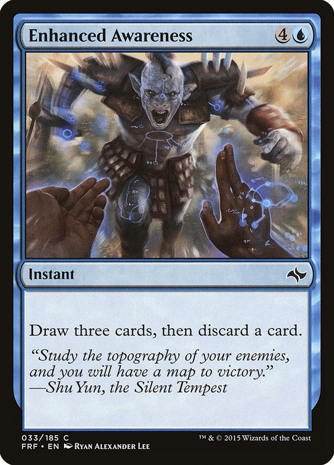 Enhanced Awareness [Fate Reforged] Magic: The Gathering