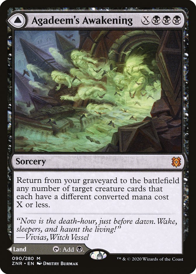 Agadeem's Awakening // Agadeem, the Undercrypt [Zendikar Rising] Magic: The Gathering
