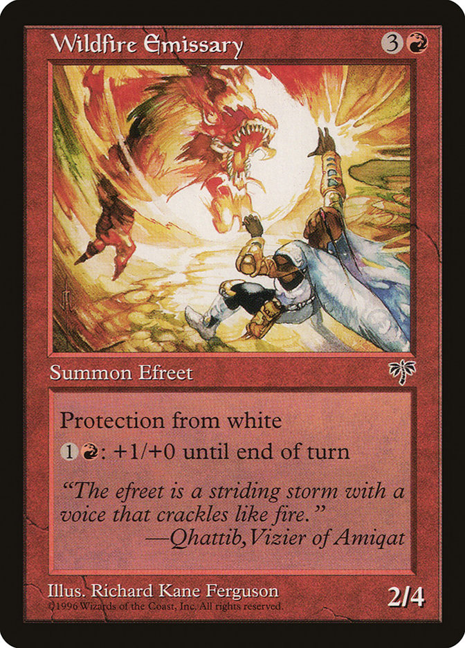 Wildfire Emissary [Mirage] Magic: The Gathering