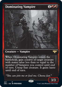Dominating Vampire [Innistrad: Double Feature] Magic: The Gathering