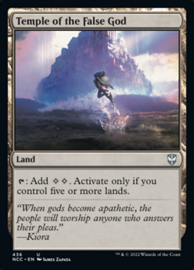 Temple of the False God [Streets of New Capenna Commander] Magic: The Gathering