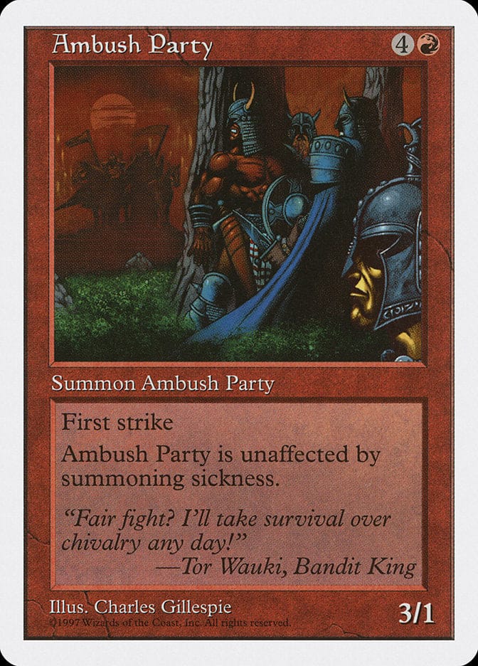 Ambush Party [Fifth Edition] Magic: The Gathering
