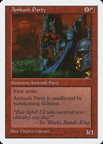 Ambush Party [Fifth Edition] Magic: The Gathering