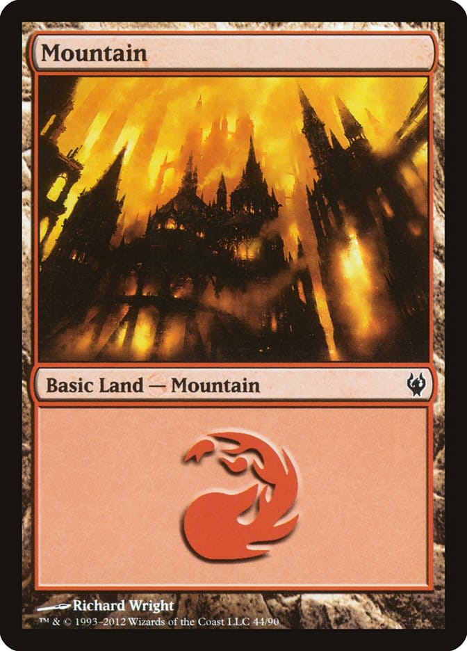 Mountain (44) [Duel Decks: Izzet vs. Golgari] Magic: The Gathering