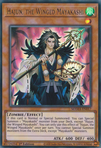 Hajun, the Winged Mayakashi [MAMA-EN017] Ultra Rare - Yugioh Cards For Your TCG Needs!