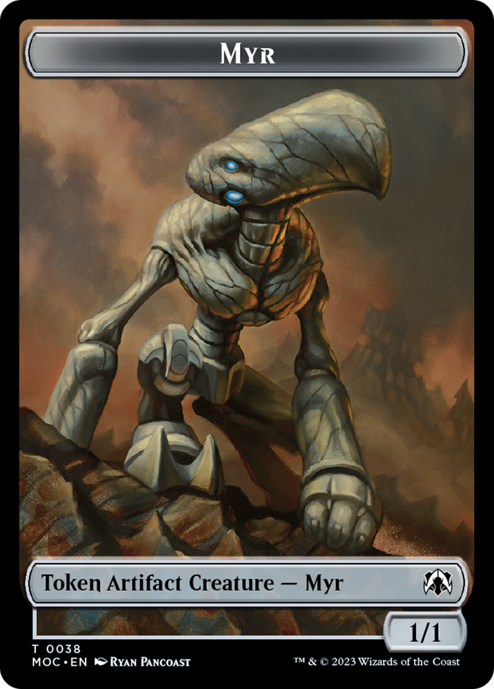 Phyrexian Germ // Myr Double-Sided Token [March of the Machine Commander Tokens] Magic: The Gathering